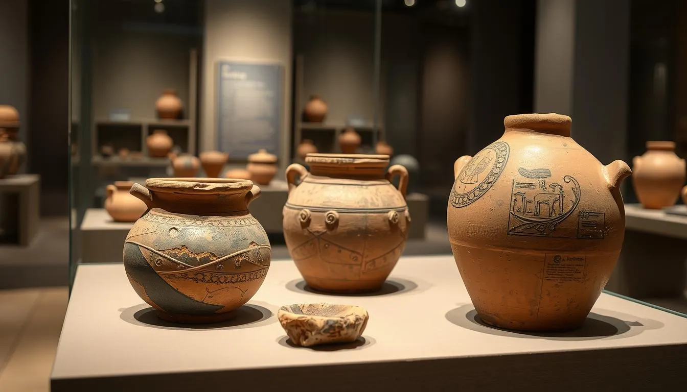 Starożytne naczynia do warzenia piwa odnalezione przez archeologów, pokazujące wynalezienie piwa w Mezopotamii