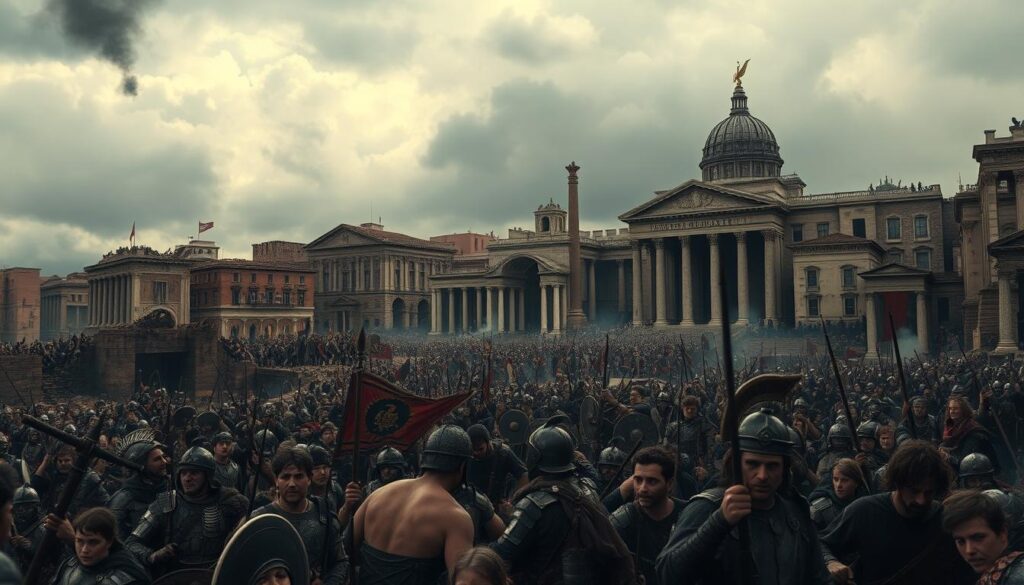 upadek cesarstwa rzymskiego upadek cesarstwa rzymskiego